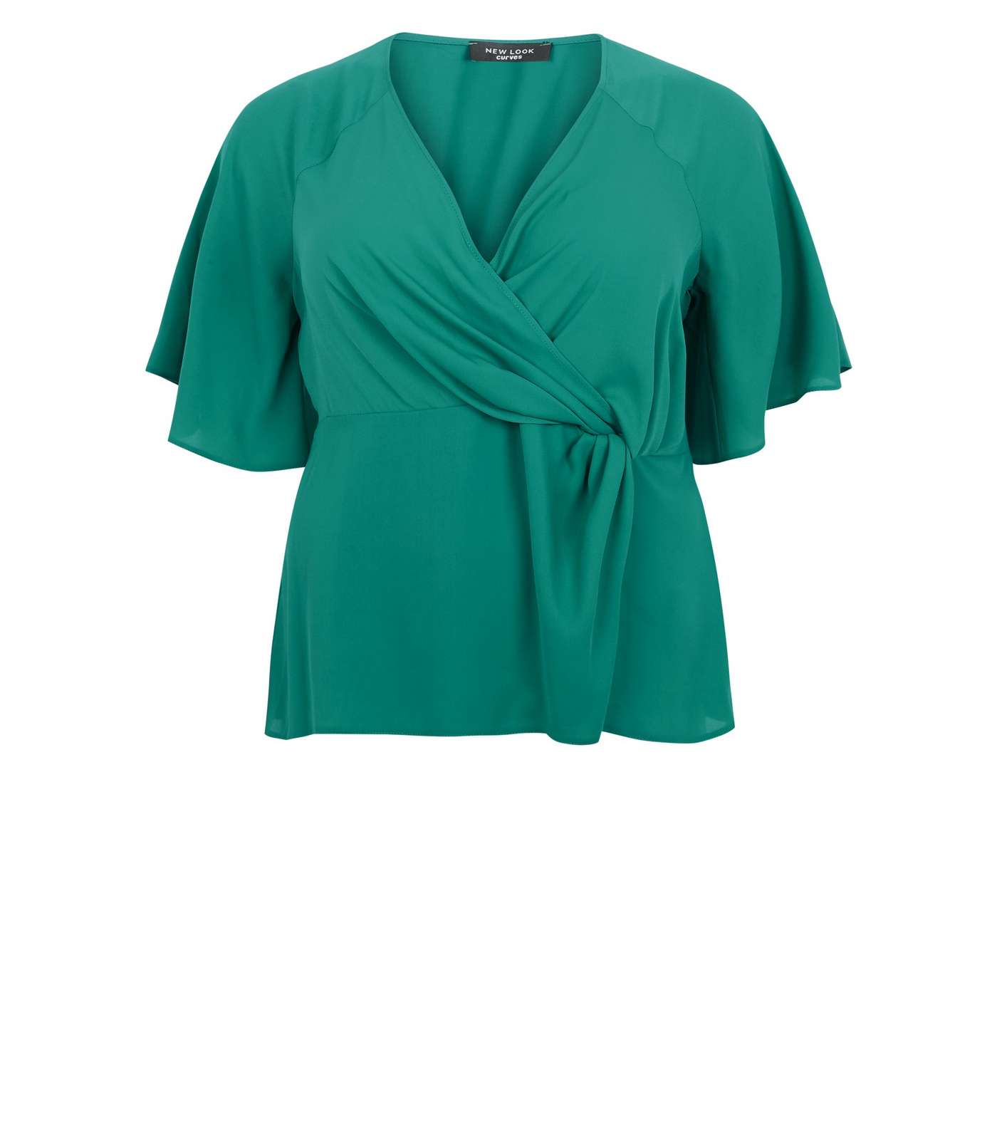 Curves Green Twist Wrap Knot Top Image 4