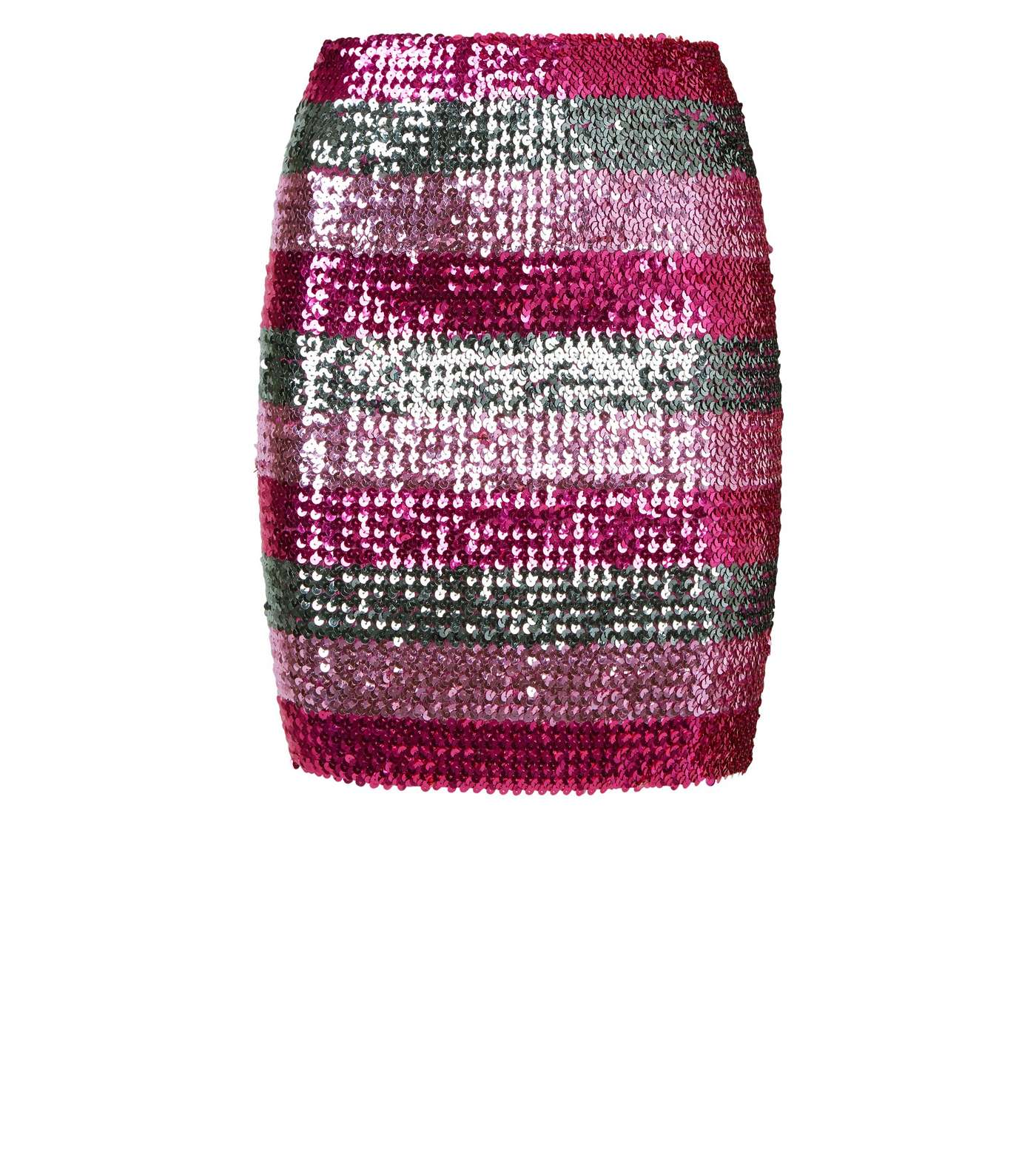 Cameo Rose Sequin Stripe Mini Skirt Image 4