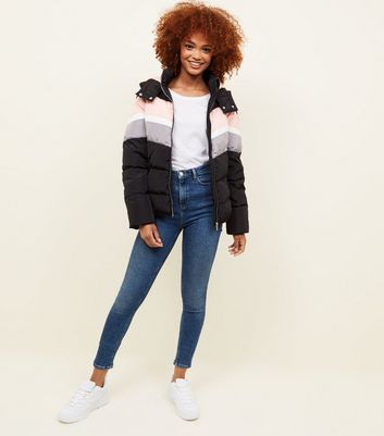 New look colour block on sale jacket