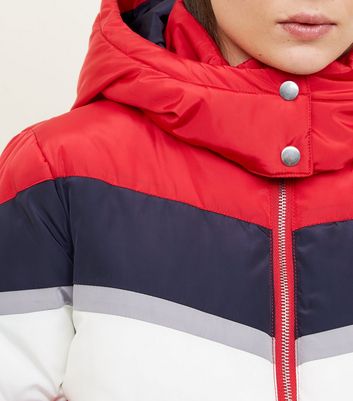 New look red hot sale puffer jacket