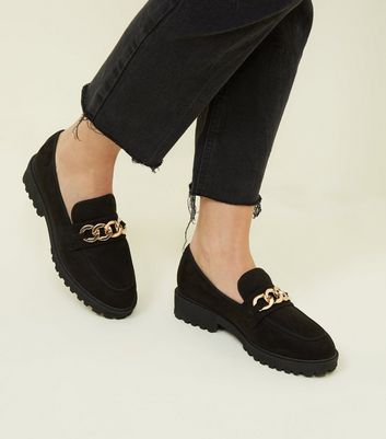 new look chunky loafers