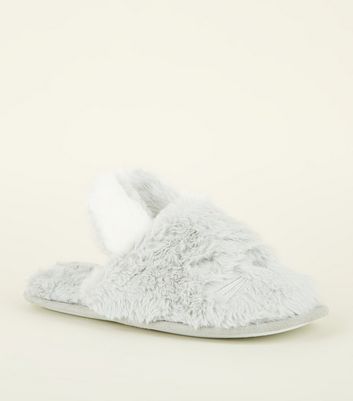 new look rabbit slippers