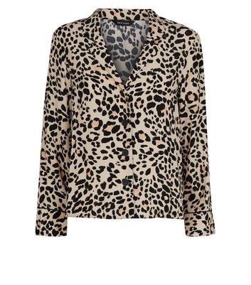 new look leopard print shirt