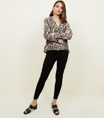 new look leopard print shirt