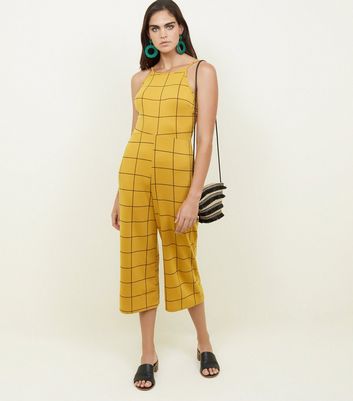 yellow jumpsuit new look