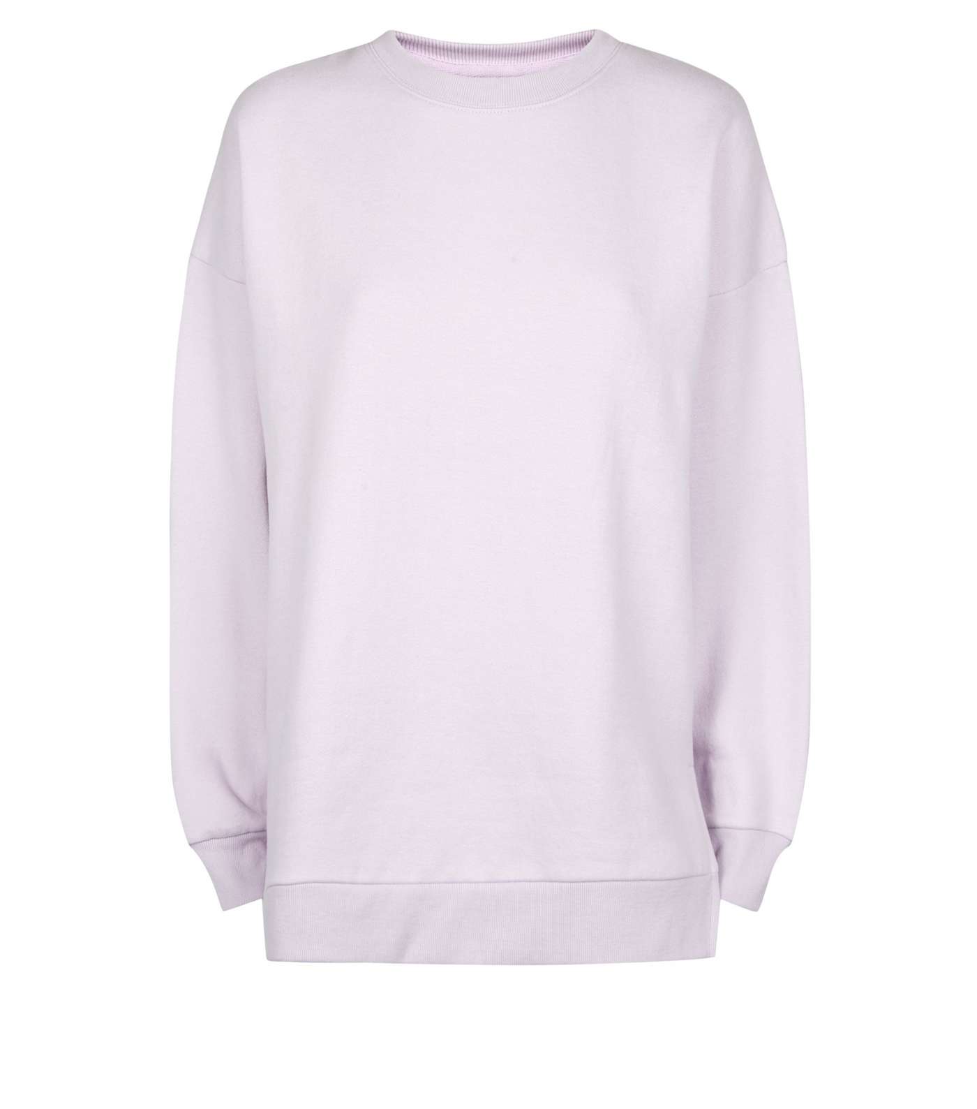 Lilac Oversized Sweatshirt Image 4