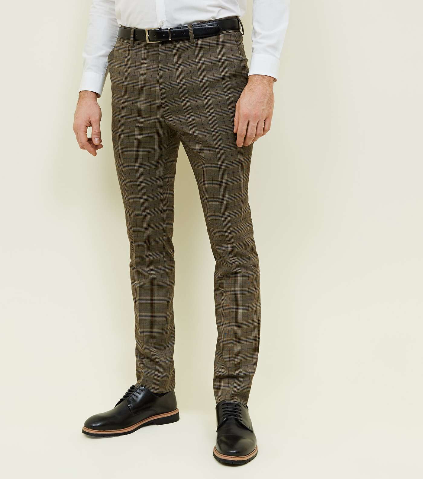 Rust Check Slim Fit Trousers