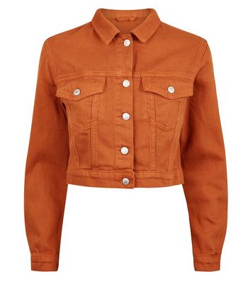 new look orange jacket
