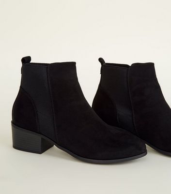 new look low heel boots