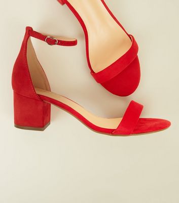 red colour heels