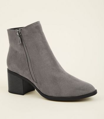 Women's Grey Boots | Grey Ankle & Heeled Boots | New Look