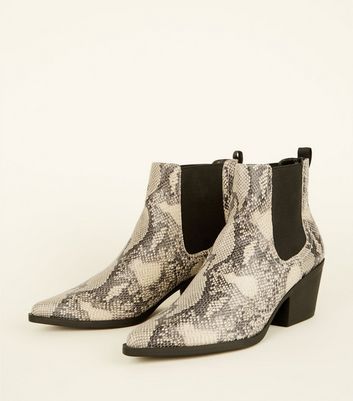 Newlook 2025 snakeskin boots