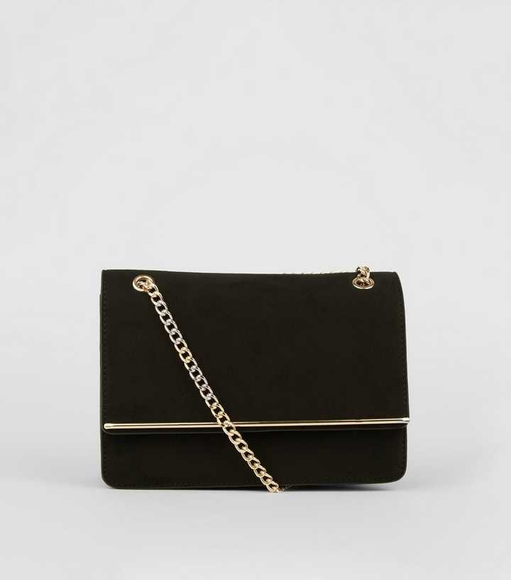 Black Chain Strap Shoulder Bag
