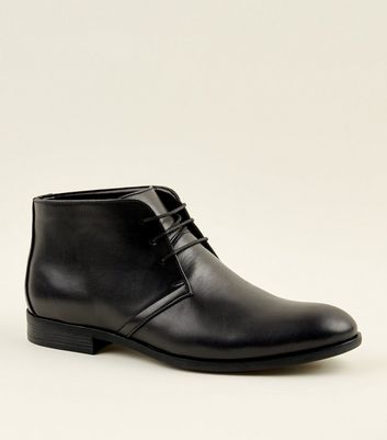 Black Formal Chukka Boots | New Look
