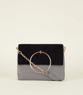 Black shoulder bag new look Clearance