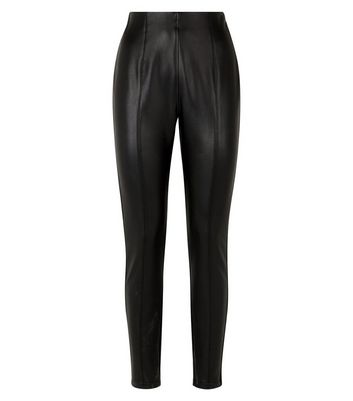 new look coated leggings