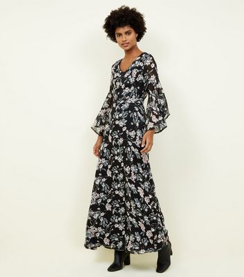 ankle boots maxi dress