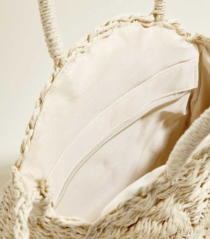 Midi Sac - Rattan in Cream