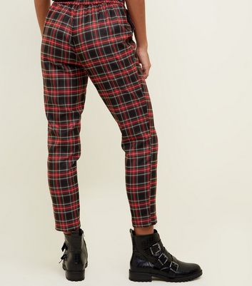 New look hotsell tartan trousers