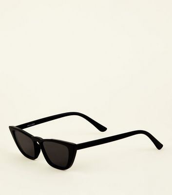 black and white cat eye sunglasses