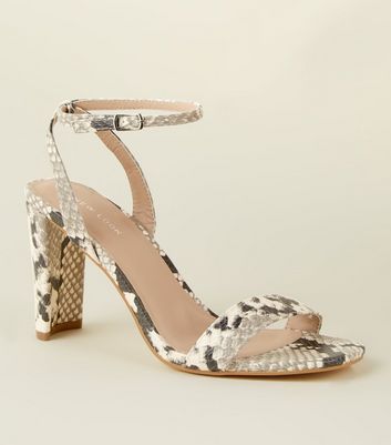 escarpins peau de serpent