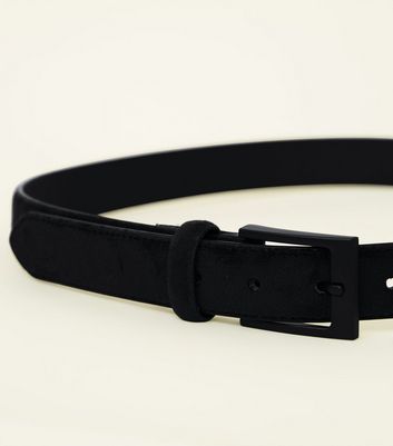 Velvet black belt Clearance