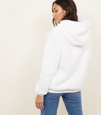 new look fluffy hoodie