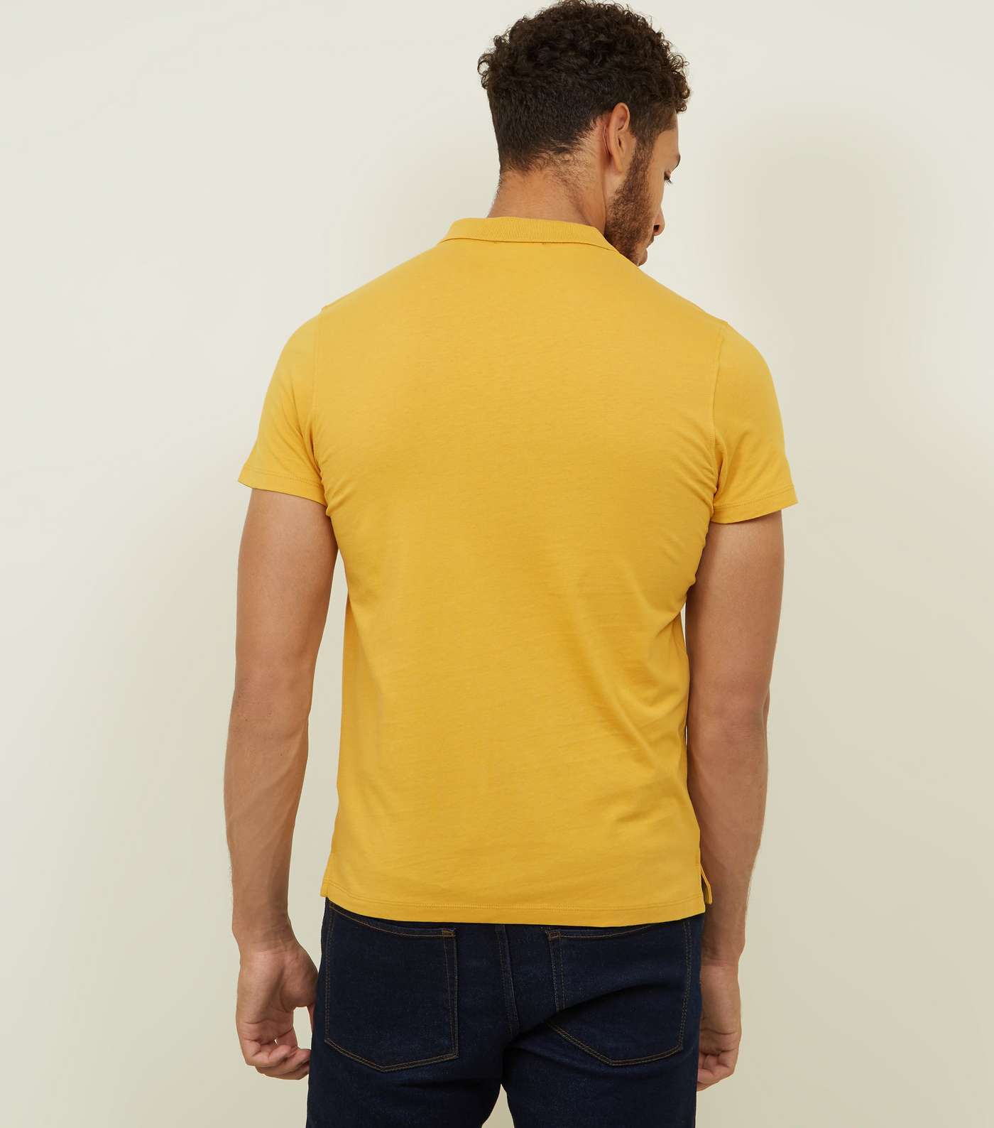 Yellow Polo Shirt Image 3