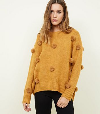 pom pom jumper womens