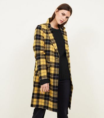 Newlook check outlet coat