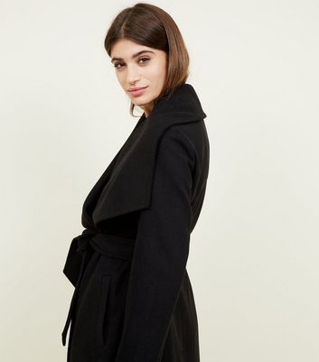 waterfall wrap coat