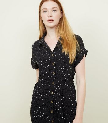 black star shirt dress