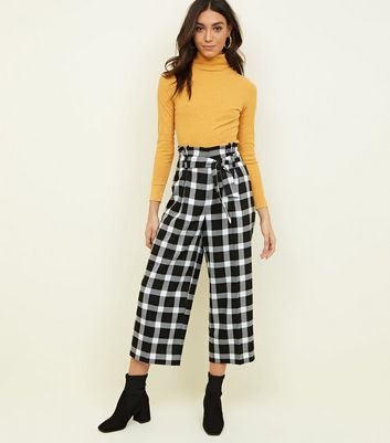 Buy Women Beige Checked Cropped Trousers online  Looksgudin
