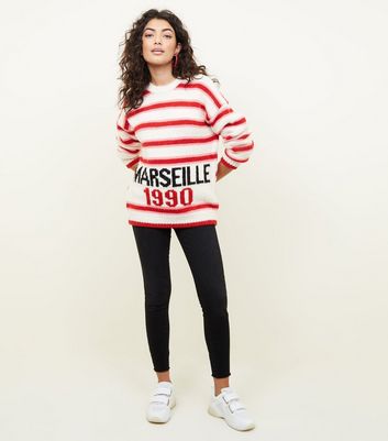 new look striped jumper