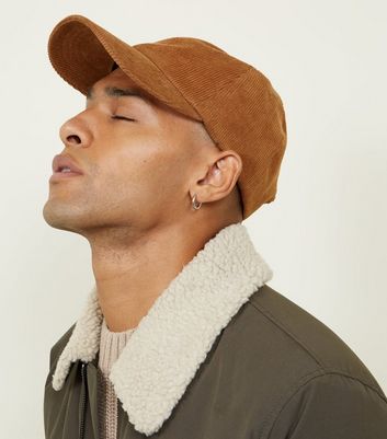 brown corduroy cap