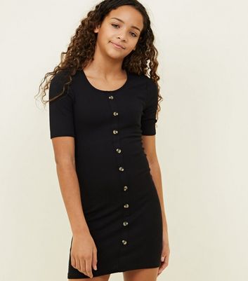 black bodycon dress new look