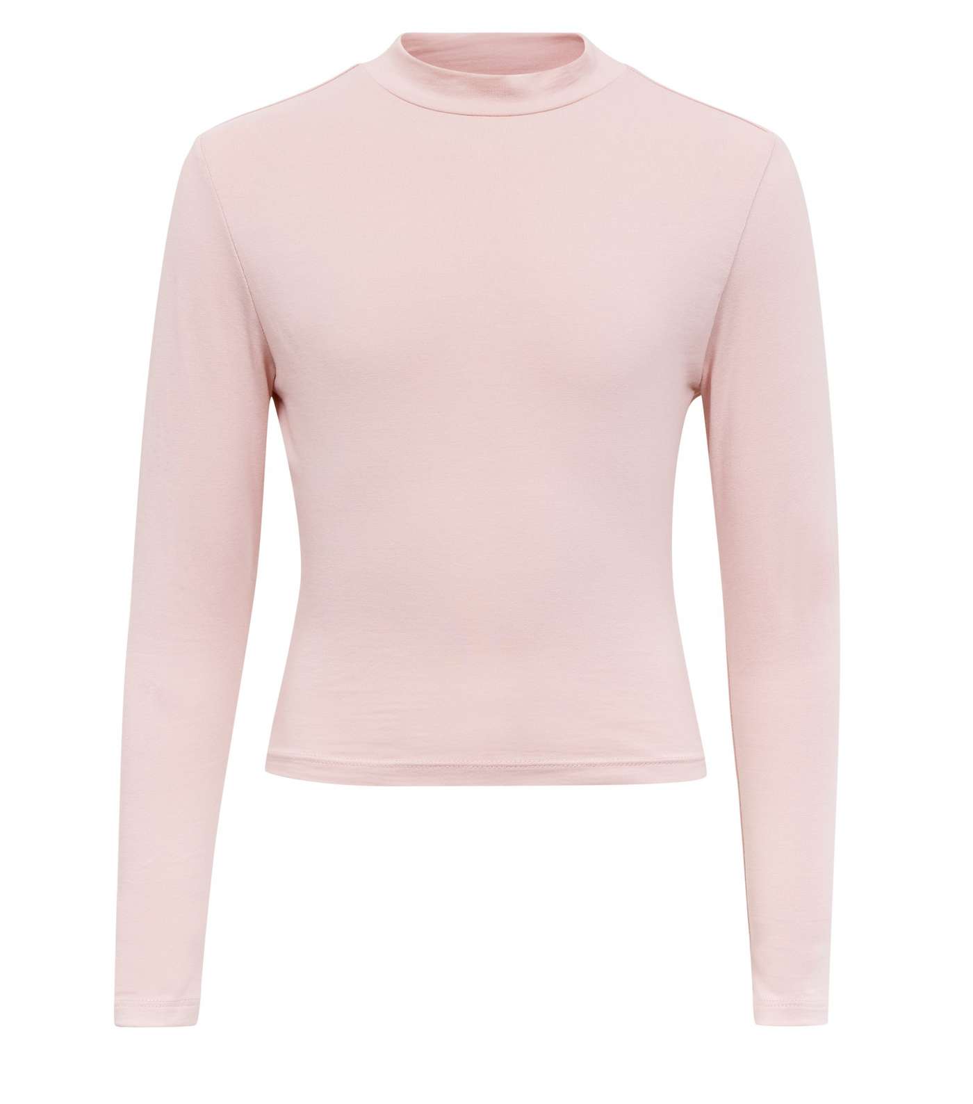 Girls Pale Pink Funnel Neck Top  Image 4