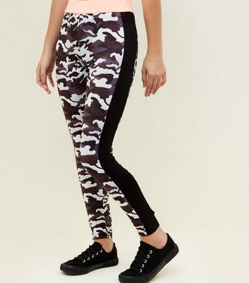 girls grey sports leggings