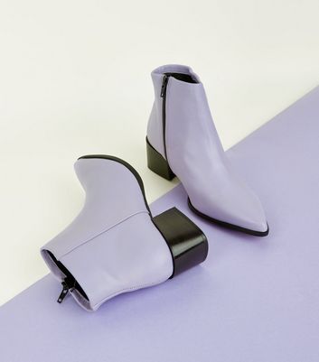new look lilac boots