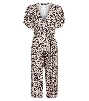 leopard jumpsuit new look