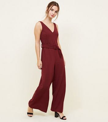 burgundy jumpsuit petite