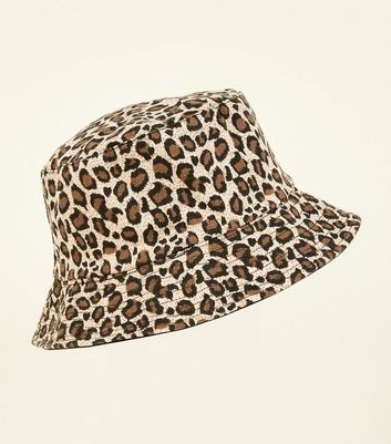 bucket hat leopard print