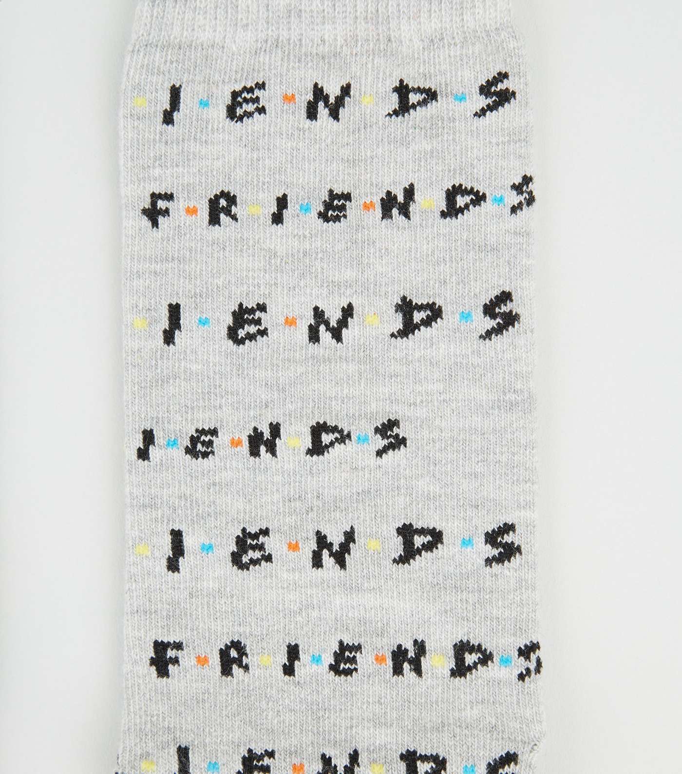 Grey Friends Slogan Socks Image 3