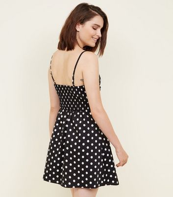 cameo rose polka dot dress
