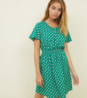 new look shirred waist dress