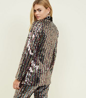 new look sequin jacket