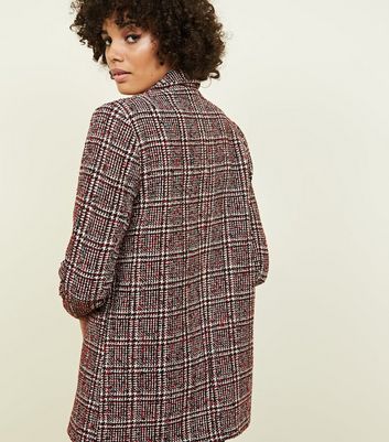 Check boucle outlet coat