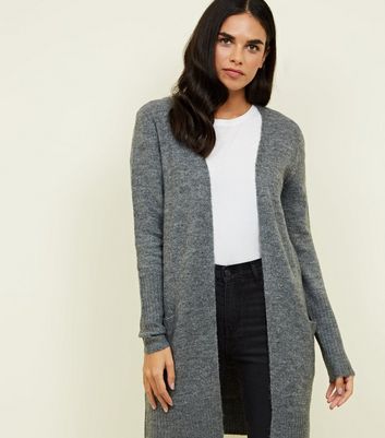 longline cardigan with pockets