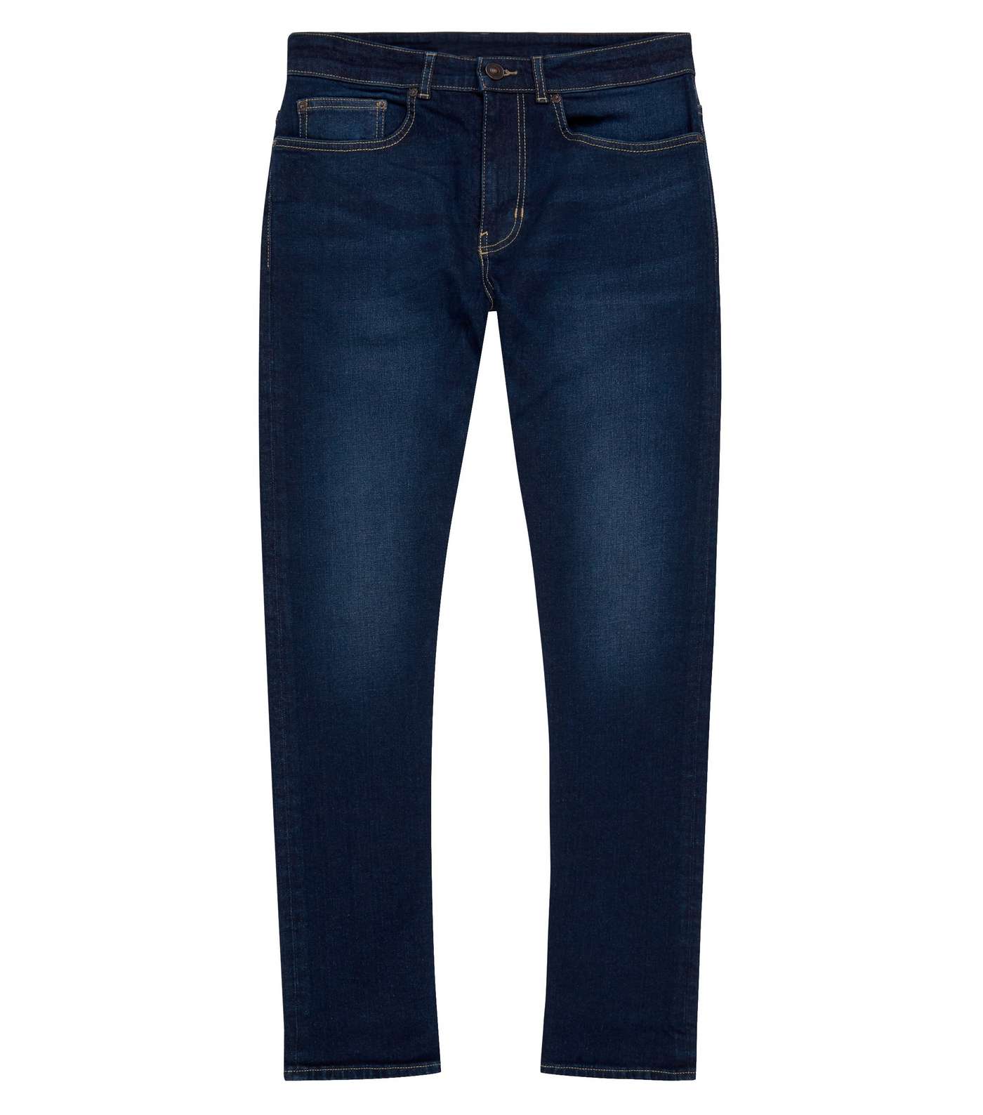 Bright Blue Crop Slim Jeans Image 4