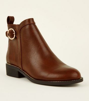 girls leather ankle boots